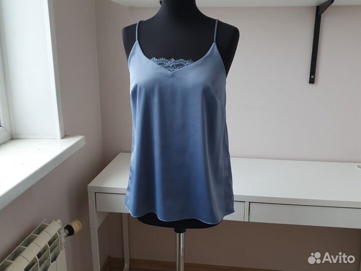 Топ в бельевом стиле, 48 р. Снежная королева