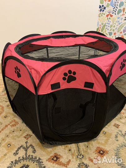 Манеж для щенков и котят складной