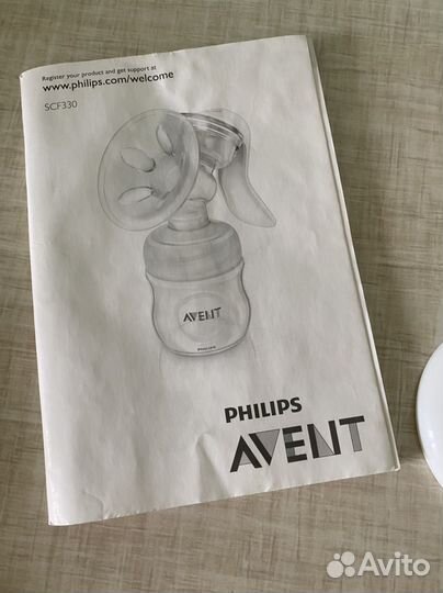 Молокоотсос avent ручной