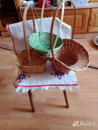 Корзина плетеная для подарков