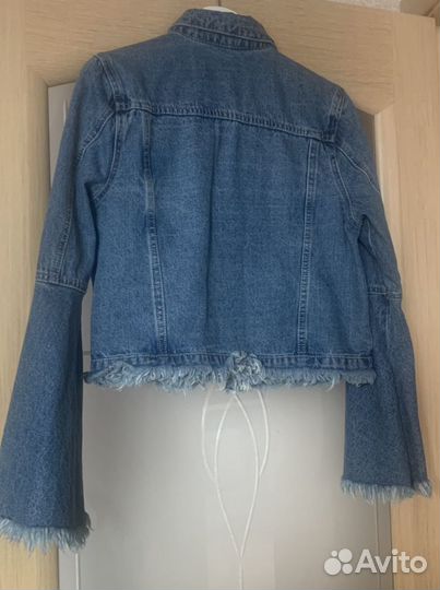 Джинсовая куртка укороченная Glamorous