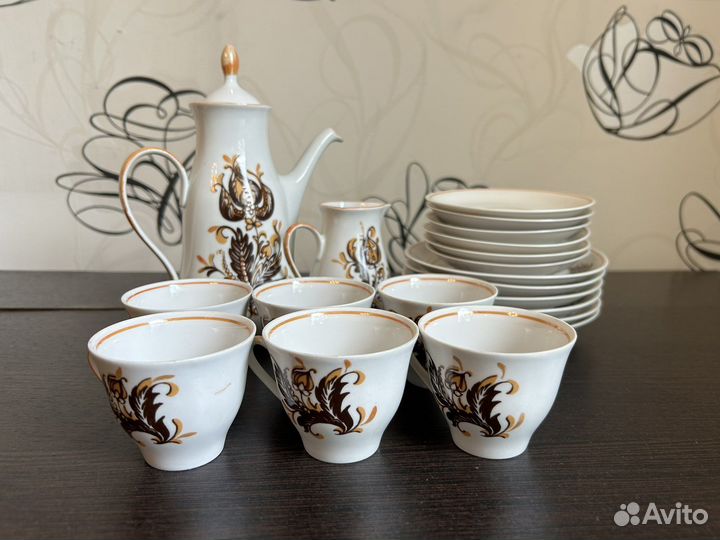 Сервиз кофейный “Марианна» Рижский фарфор PRP