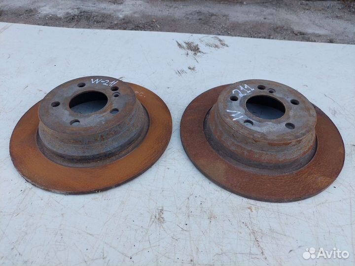 Тормозные диски на Мерседес W211,E500