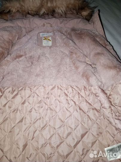 Парка для девочки hm 116-122