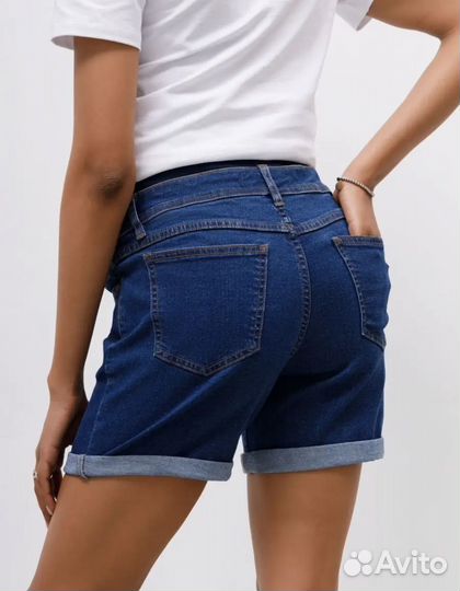 Шорты для беременных джинсовые 48