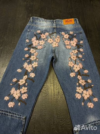 Джинсы Palace x Evisu Flowers