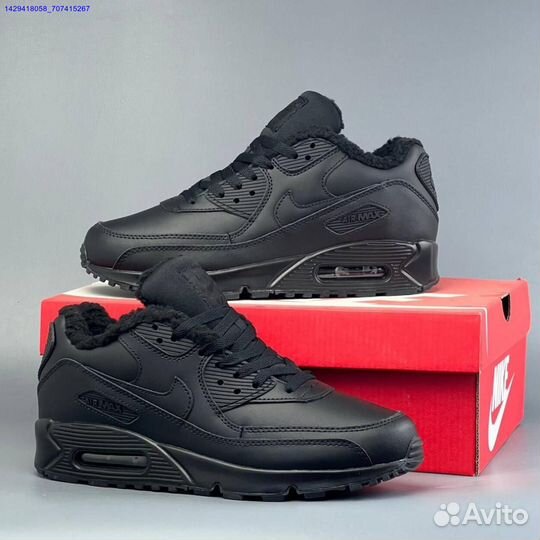 Кроссовки Nike Air Max 90 (с мехом) (Арт.72614)