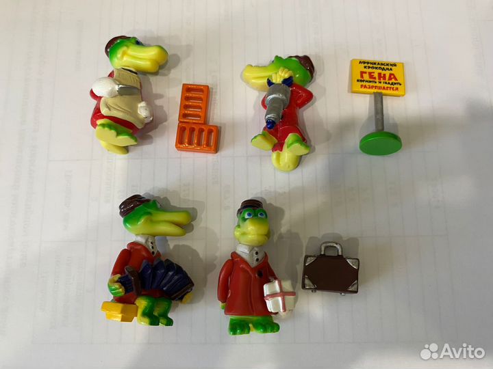 Kinder ландрин Чебурашка и крокодил Гена