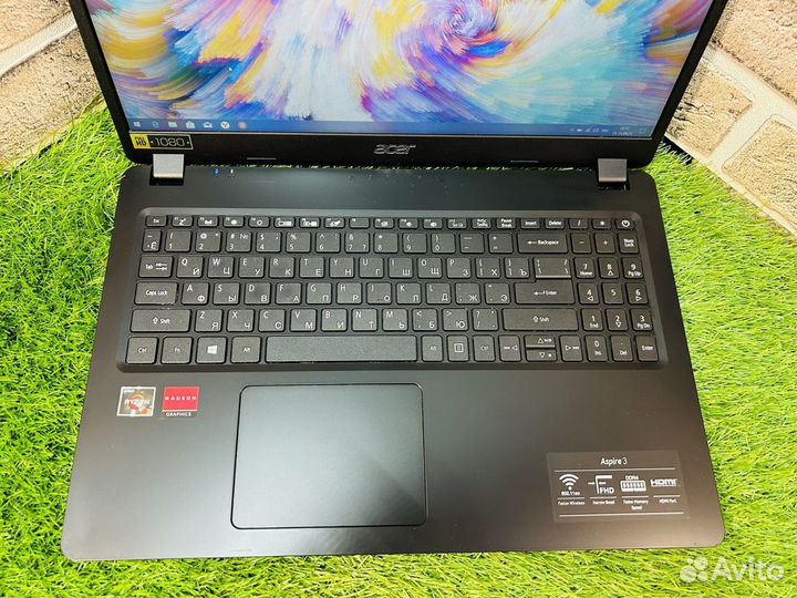 Быстрый Acer IPS Full HD Ryzen 3/Ram 16GB/SSD+HDD
