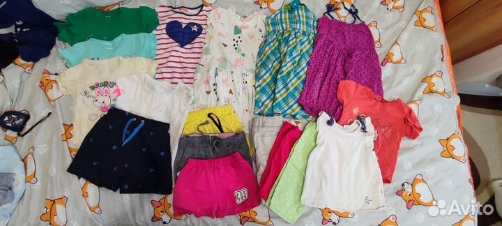 Пакет летних вещей на девочку 98-104(3-4 года)