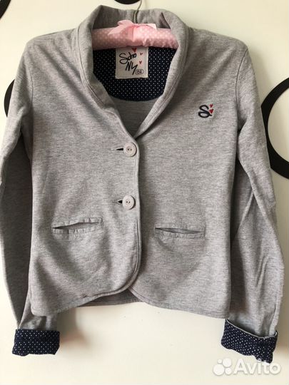 Пиджак на девочку рост 152