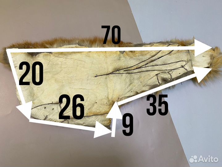 Натуральный меховой воротник мех лисы