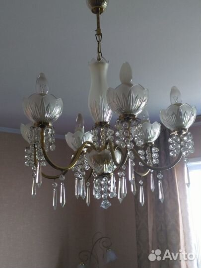 Хрустальная люстра СССР
