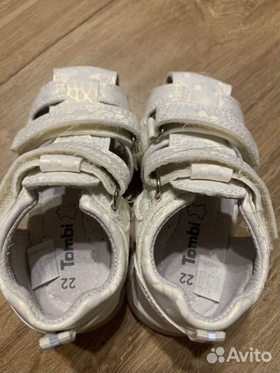 Сандалии для девочки 22 размер tombi