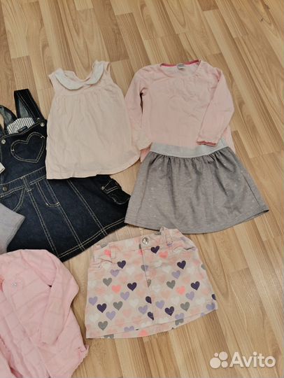 Вещи пакетом на девочку 98