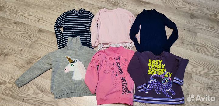 Пакет вещей для девочки 116 122 128