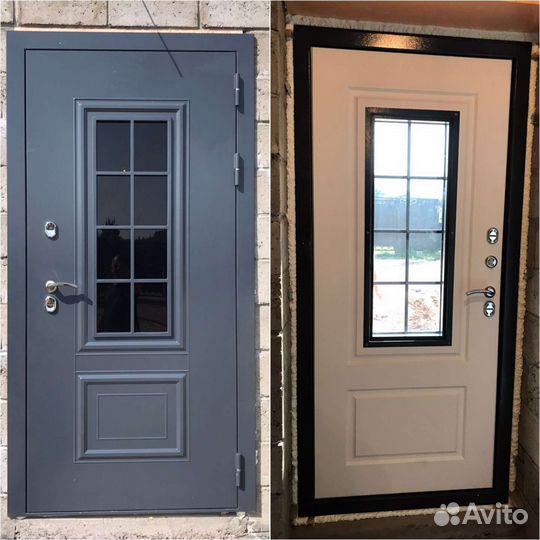 Дверь с терморазрывом уличная