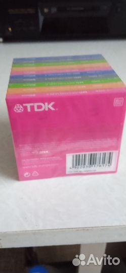 Новые в упаковке,блоками Мини диски MD TDK 80