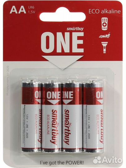 Батарейка алкалиновая SmartBuy AA