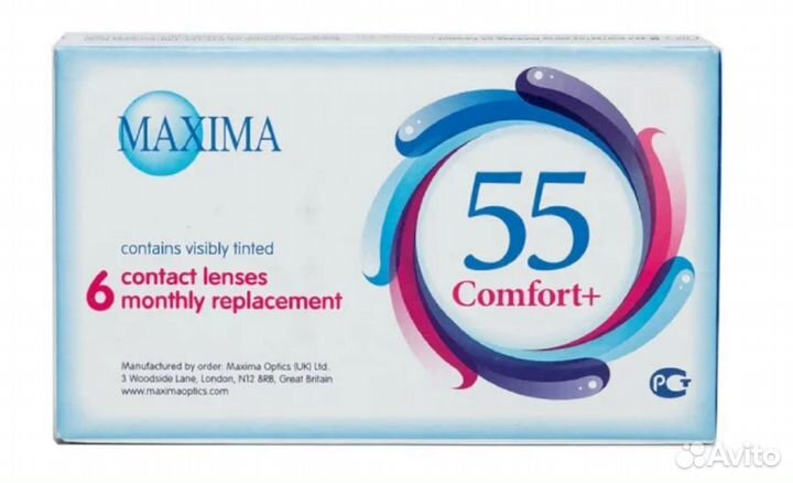 Линзы контактные Maxima 55 Comfort -6, 5