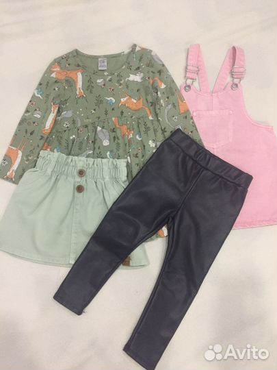 Вещи пакетом для девочки 86 92