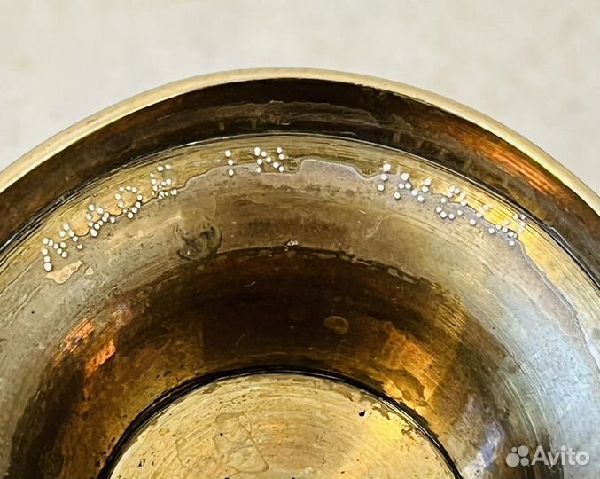 Ваза декоративная / для цветов. Латунь. Индия