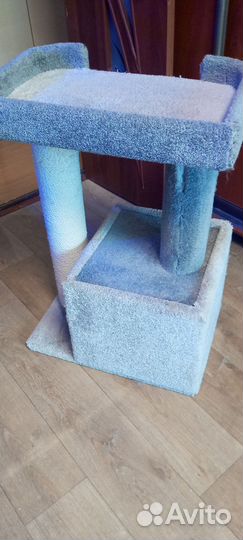 Когтеточка домик для кошки бу
