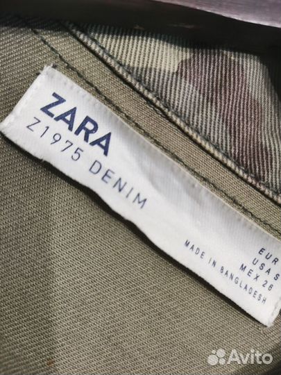 Куртка Zara милитари камуфляж