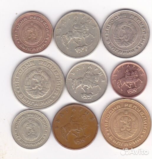 Монеты Болгарии, Венгрии, Чехии и Чехословакии