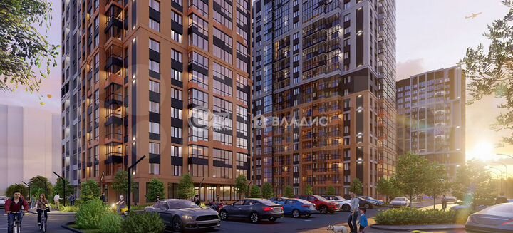 2-к. квартира, 51,1 м², 15/19 эт.