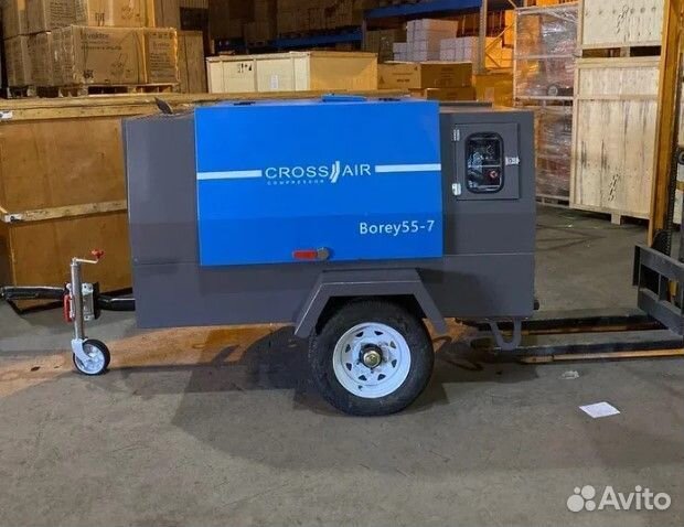 Компрессор передвижной дизельный Crossair Borey
