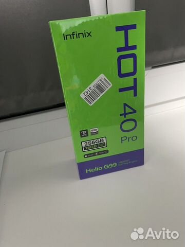 Infinix HOT 40 Pro, 8/256 ГБ объявление продам