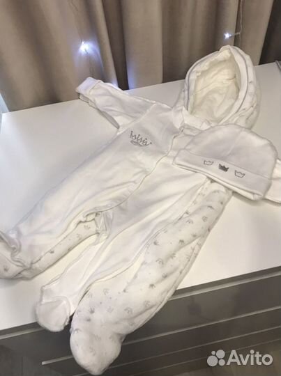 Комплект: теплый комбинезон+нательный