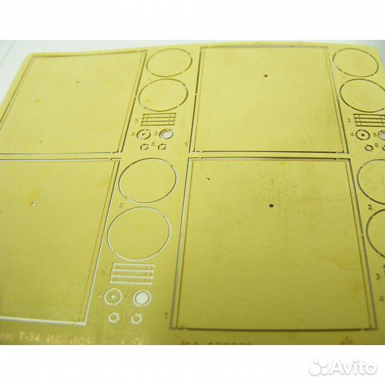 Баки для Т-34, ис, ису. Набор фототравления (1:35)