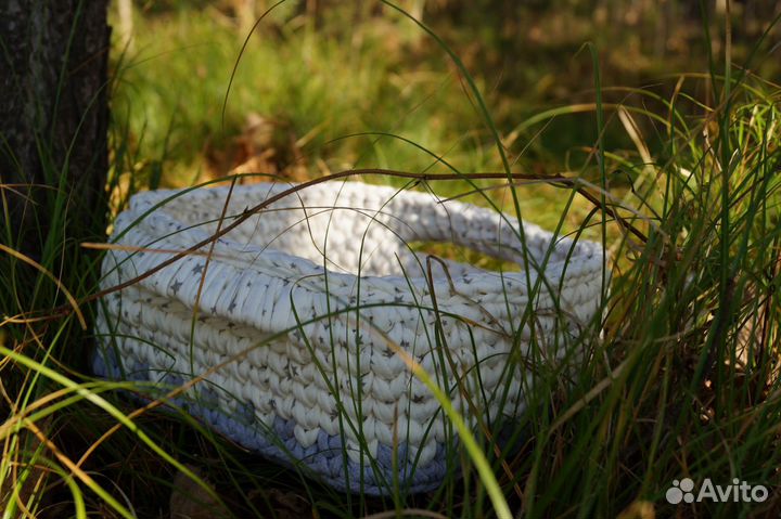 Вязанные корзины