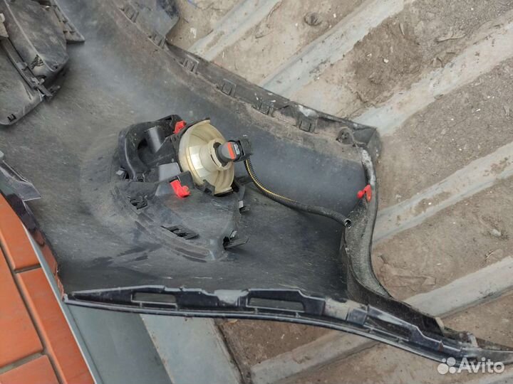 Передний бампер на Опель Корса Д рестайлинг