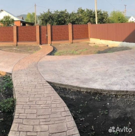 Печатный бетон в Адыгее