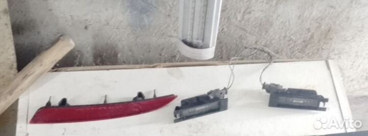 Катафот на задний бампер, опель астра j дорест