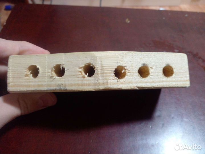 Деревянная Карандашница