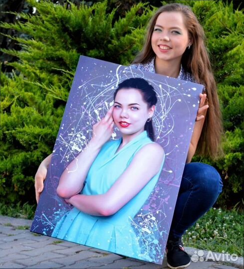 Портрет на холсте 50х70