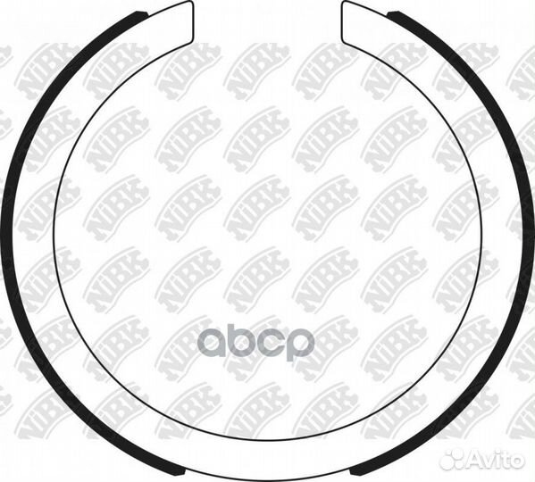 Колодки ст.тормоза ssangyong 96- FN0696 NiBK