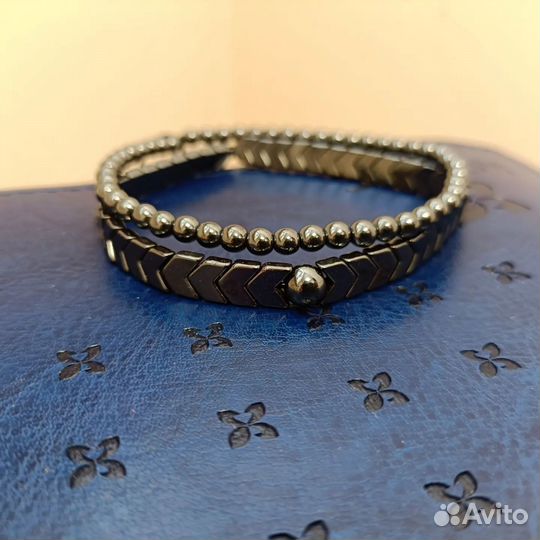 Сет браслетов из натуральных камней