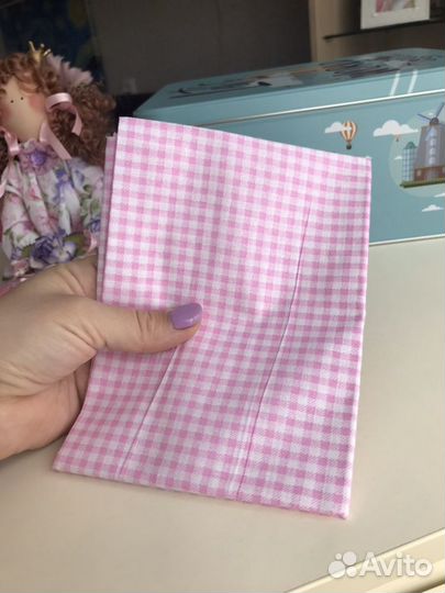 Розовы набор отрезов Тильда кукла