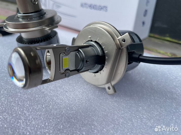 Светодиодные лампы Lenses AHL H4 Мини 6000lm 30W