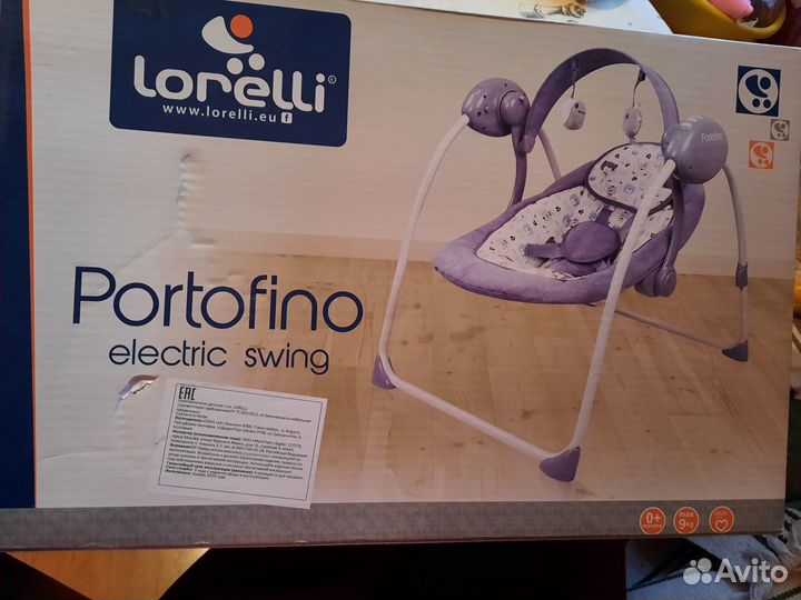 Детские электронные качели для новорожденных