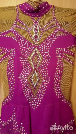 Купальник для художеств. гимнастики, рост 130-142