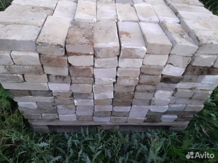 Кирпич белый силикатный б/у
