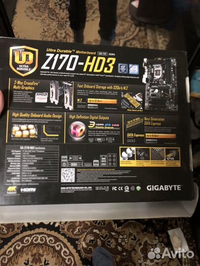 Материнская плата z170hd3 1151 v1 сокет