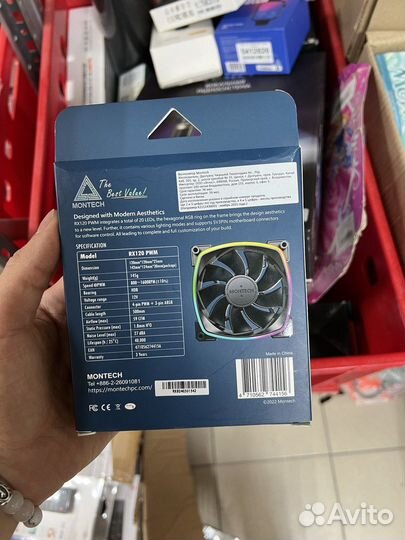 Реверсный вентилятор montech RX 120 PWM