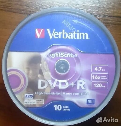 BD-RE DVD+R Verbatim 4,7 Gb AZO 10 шт наличие+